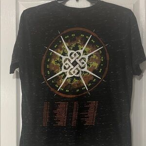 Men's Breaking Benjamin Black Graphic Concert T-Shirt